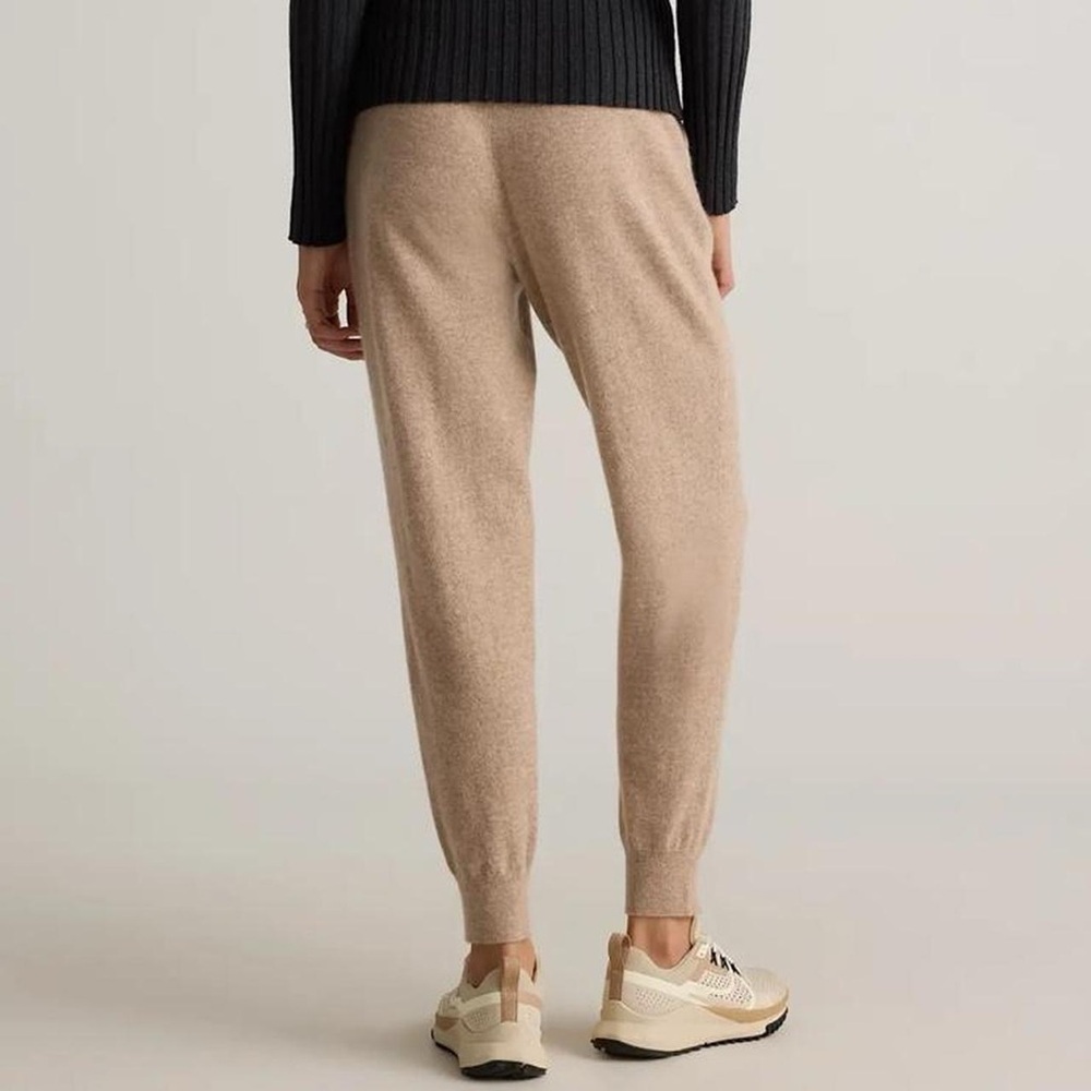 Quince Tan Track Pants
